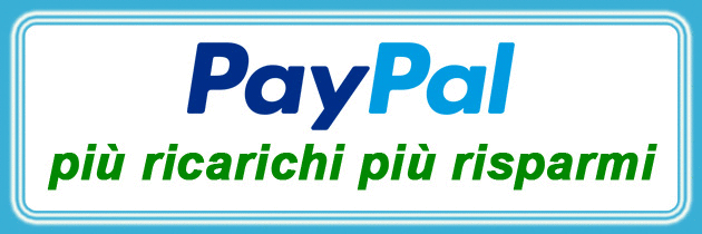 Cartomanzia con PayPal, più ricarichi più risparmi.
